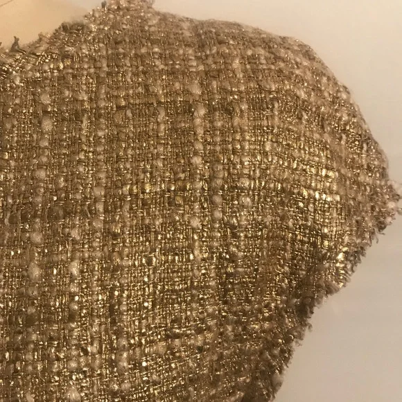 Alice + Olivia Gold Mini Dress - Picture 5 of 8
